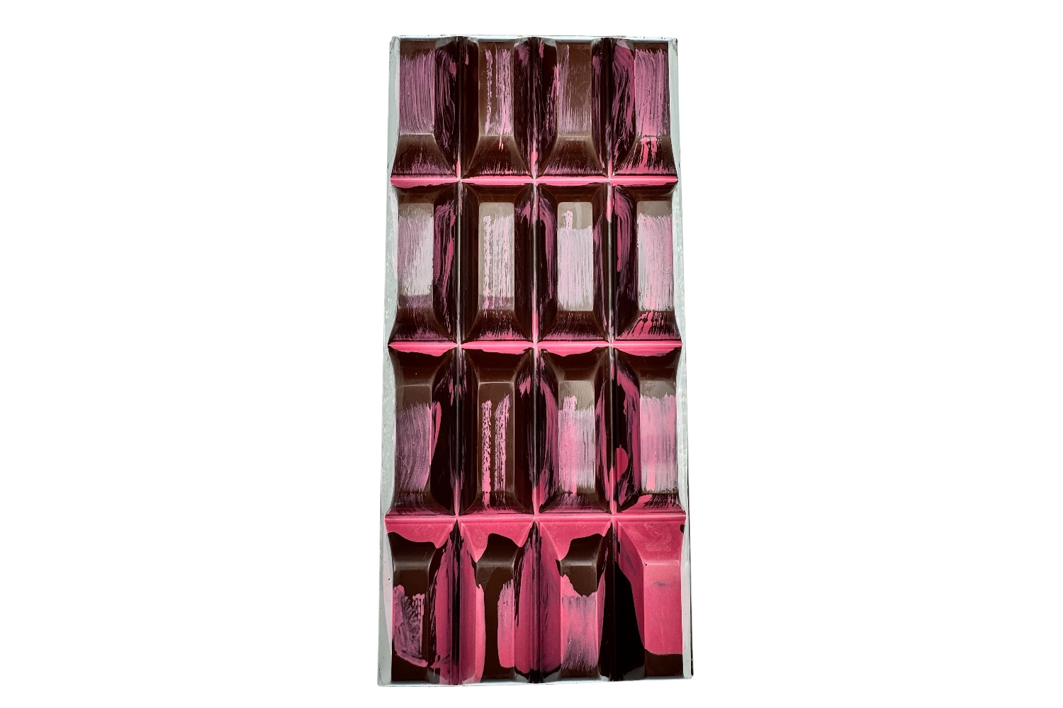 Gianduja Nougat - gefüllte handgeschöpfte Schokoladentafel 