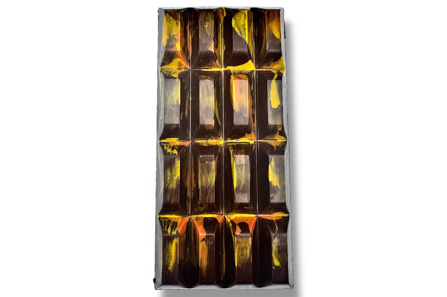 Karibik Style - gefüllte handgeschöpfte Schokoladentafel