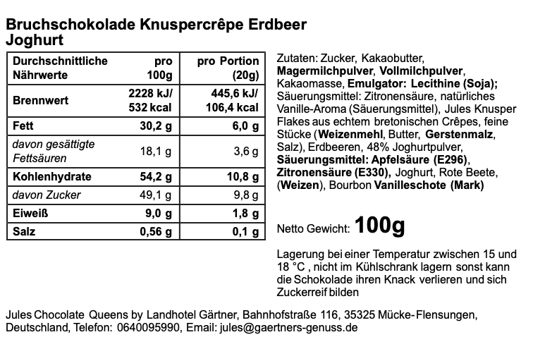  Knuspercrêpe Erdbeer-Joghurt